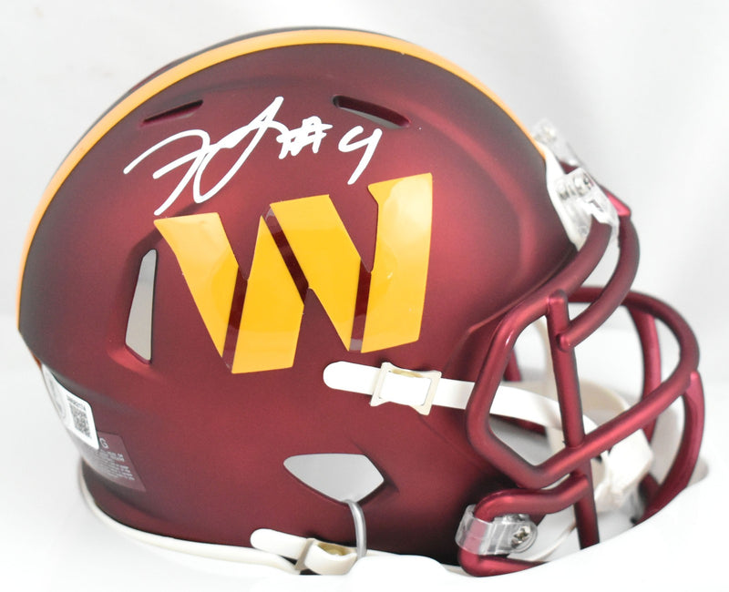 Frankie Luvu Signed Washington Commanders Speed Mini Helmet