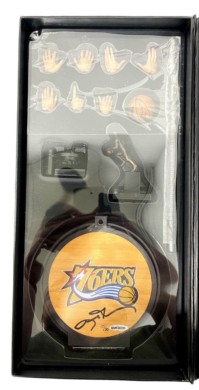 Allen Iverson Signed Philadelphia 76ers Enterbay 1/6 Scale Figurine #/30