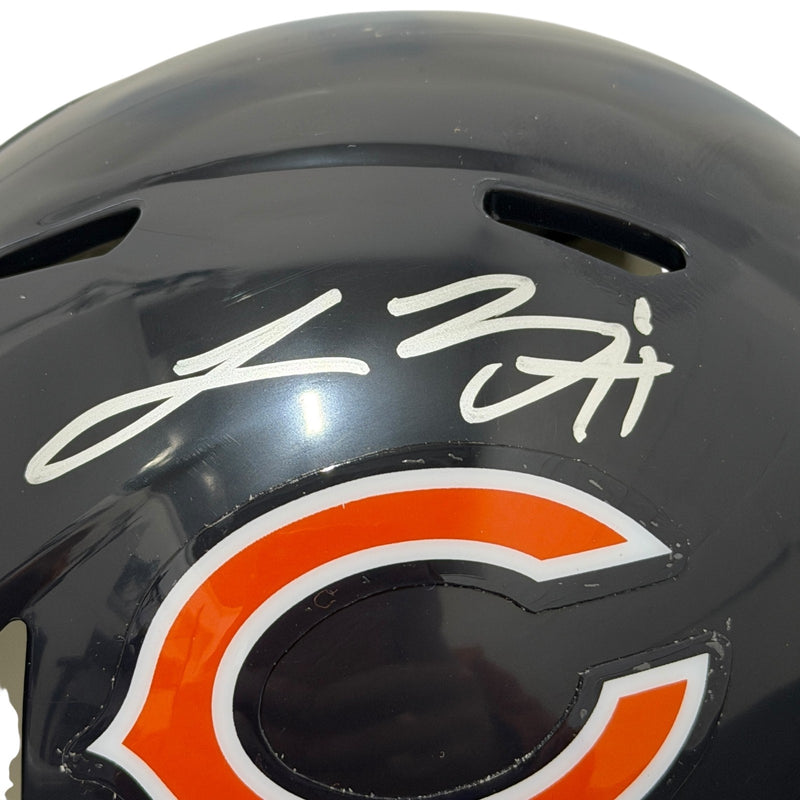 Lance Briggs Chicago Bears Signed Speed Mini Helmet JSA Witness