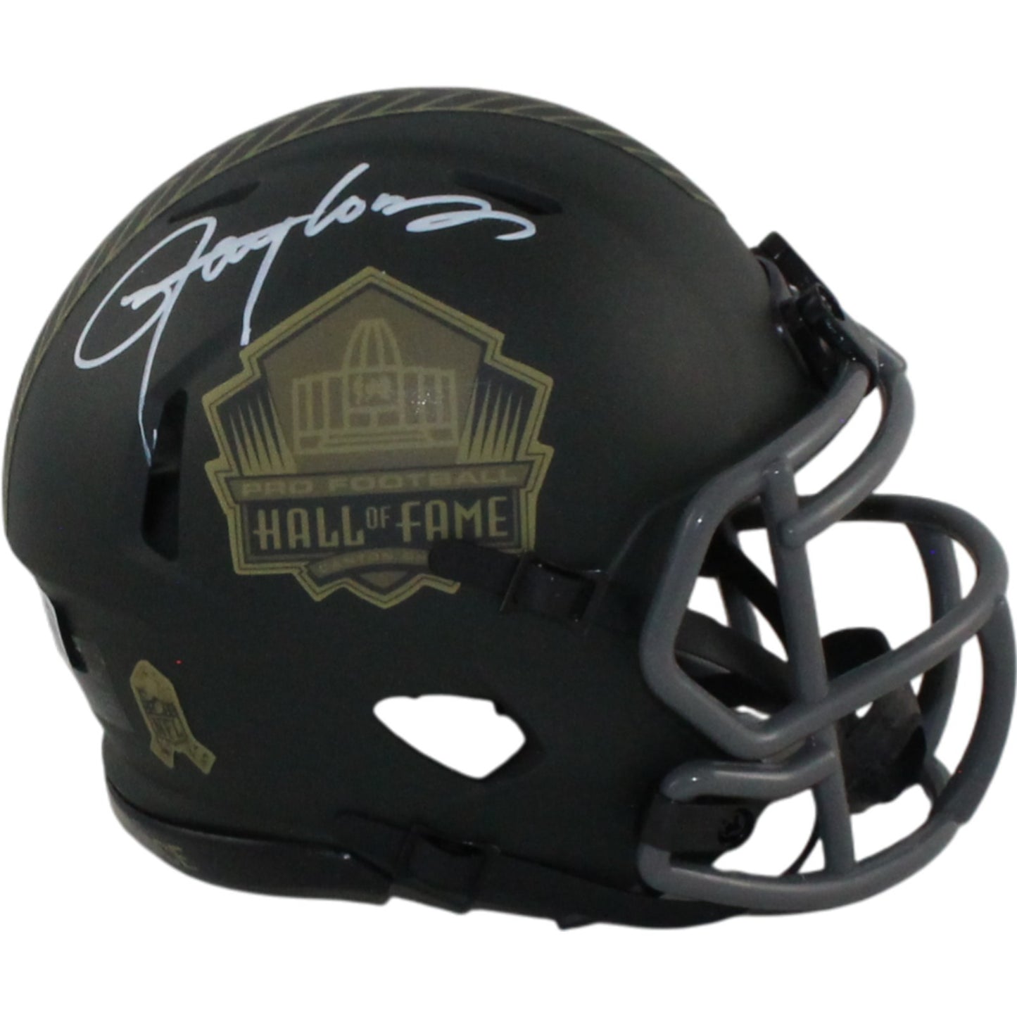 Lawrence Taylor Signed NFL HOF 2025 Salute to Service Mini Helmet