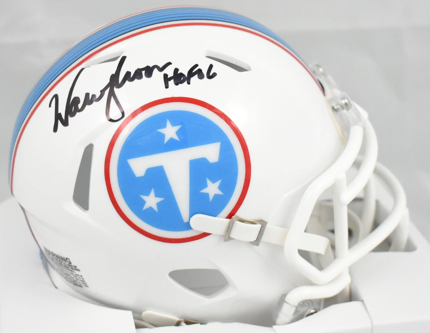 Warren Moon Signed Tennessee Titans 2026 Speed Mini Helmet (HOF Inscription)