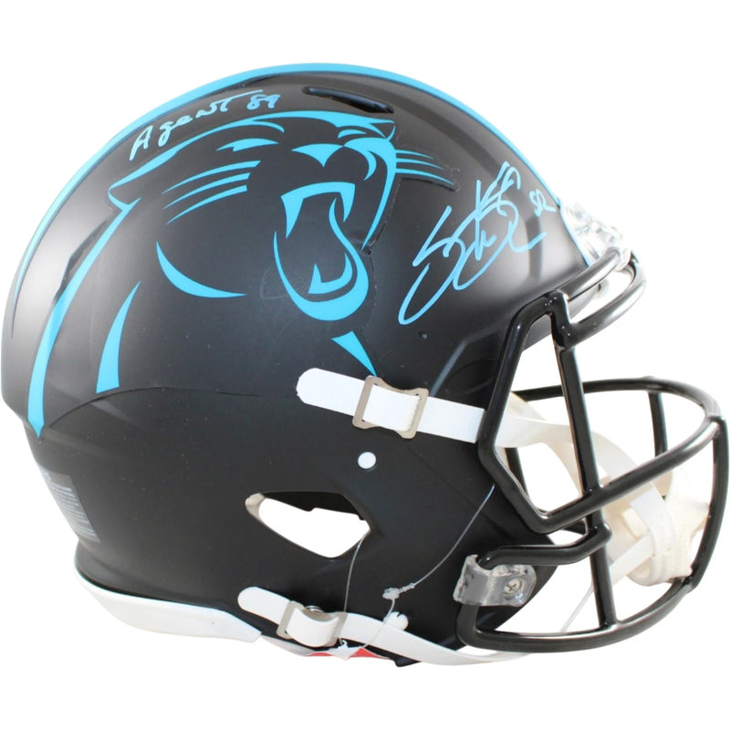 Steve Smith Autographed Carolina Panthers 2022 Alternate Proline Helmet