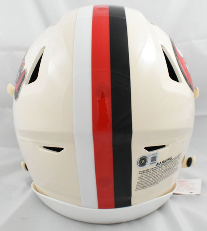 Brock Purdy Autographed San Francisco 49ers Retro Speedflex Helmet
