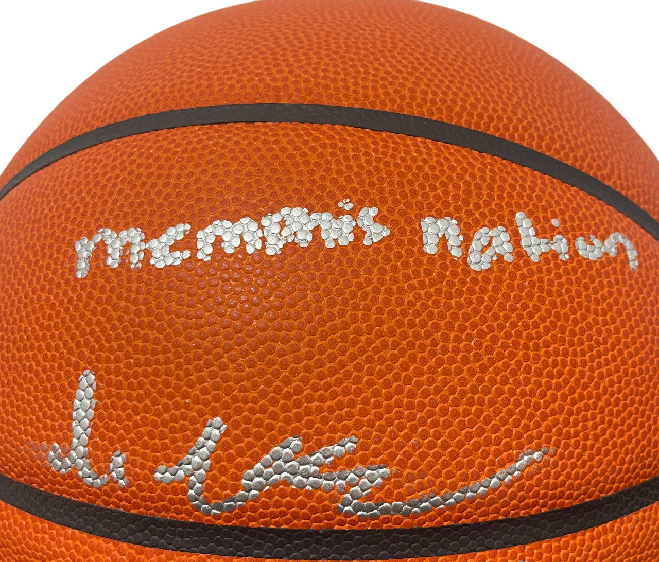 Emoni Bates Autographed Memphis Nike Elite Basketball (Upper Deck)