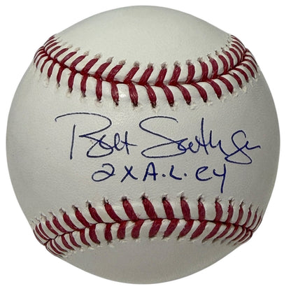 Bret Saberhagen Autographed ROMLB Baseball "2x AL CY" JSA Witnessed