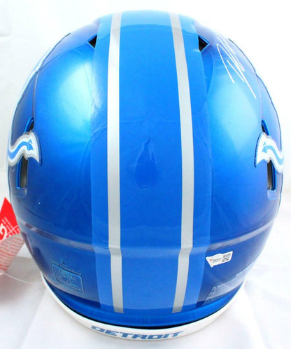 D'Andre Swift Signed Detroit Lions Full Size Flash Speed Authentic Helmet