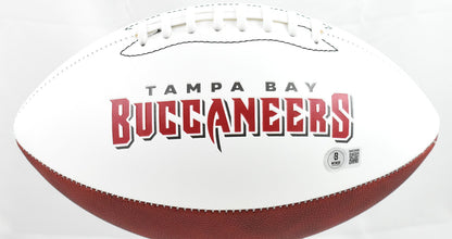 John Lynch Autographed Tampa Bay Buccaneers Logo Football