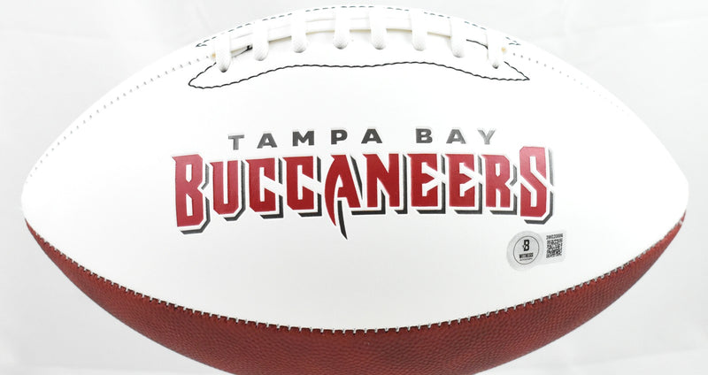 John Lynch Autographed Tampa Bay Buccaneers Logo Football