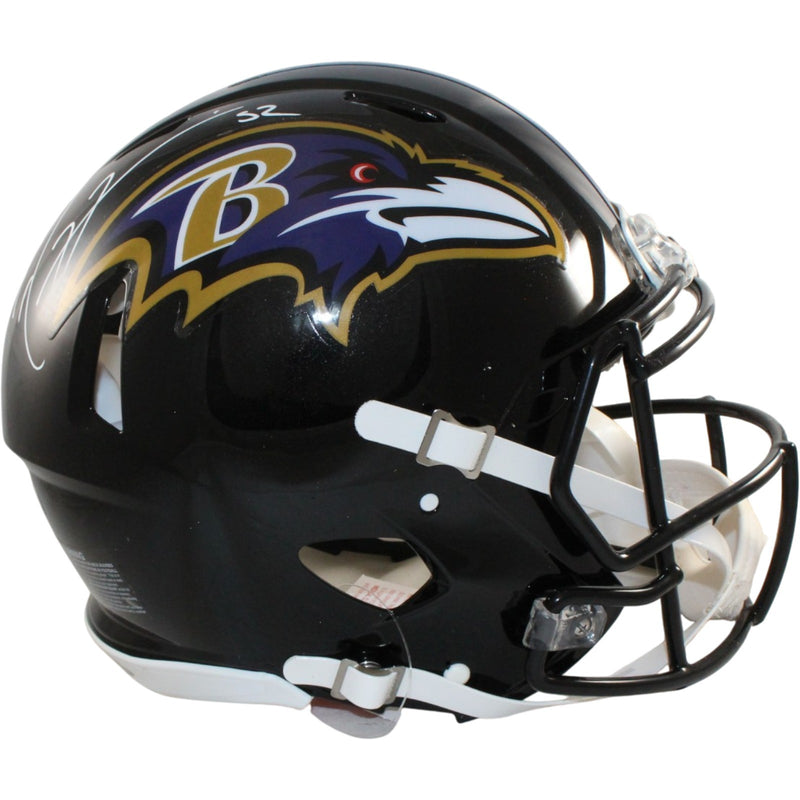 Ray Lewis Baltimore Ravens Autographed Full Size Authentic Helmet