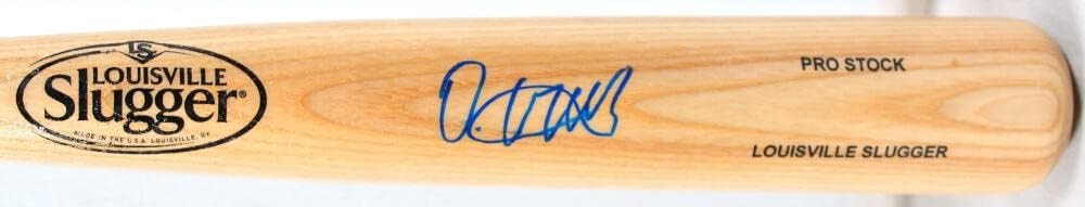 Oneil Cruz Signed Louisville Slugger Pro Blonde Baseball Bat