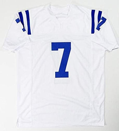 Jacoby Brissett Autographed White Custom Jersey
