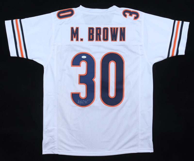 Mike Brown Signed Chicago Bears Custom Football Jersey JSA