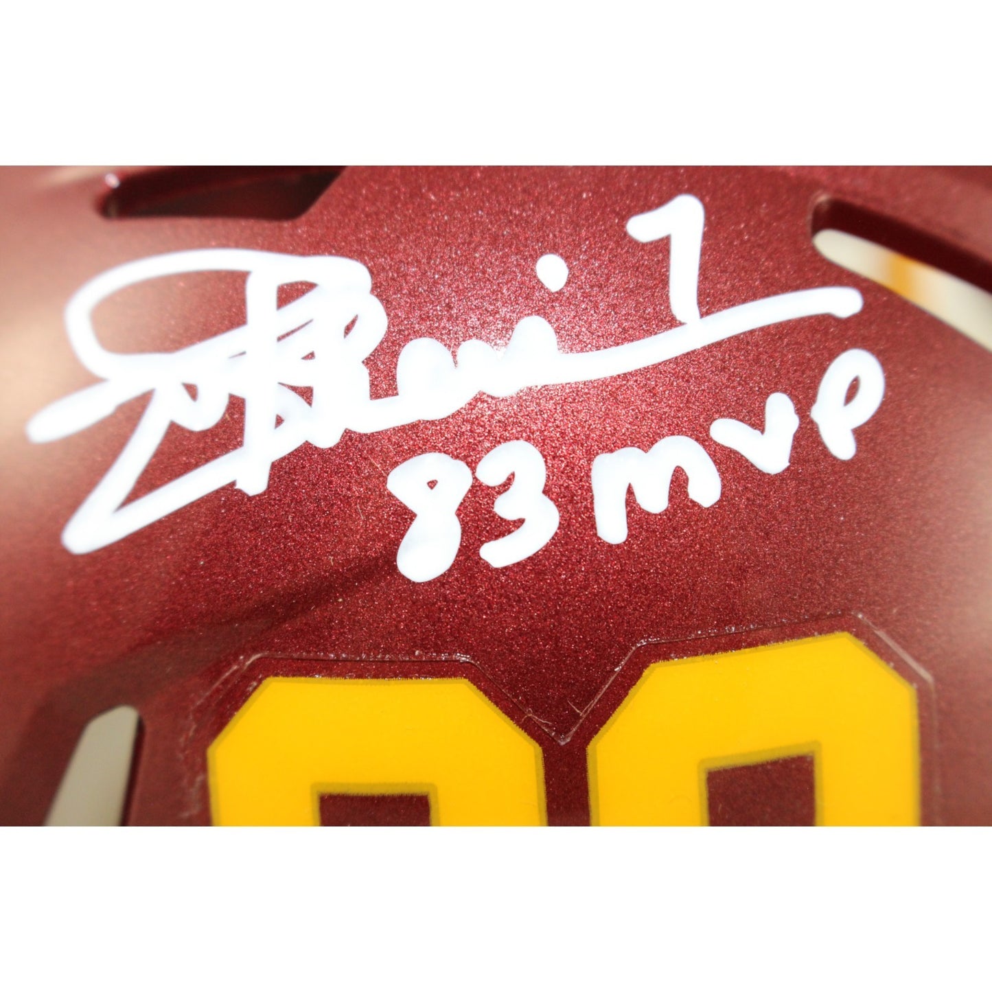 Joe Theismann Signed Washington Football Team Mini Helmet (83 MVP)