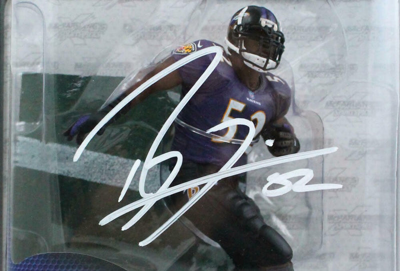 Ray Lewis Autographed Baltimore Ravens McFarlane Figurine