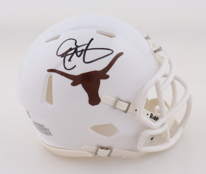 Eric Metcalf Autographed Texas Longhorns Mini Helmet