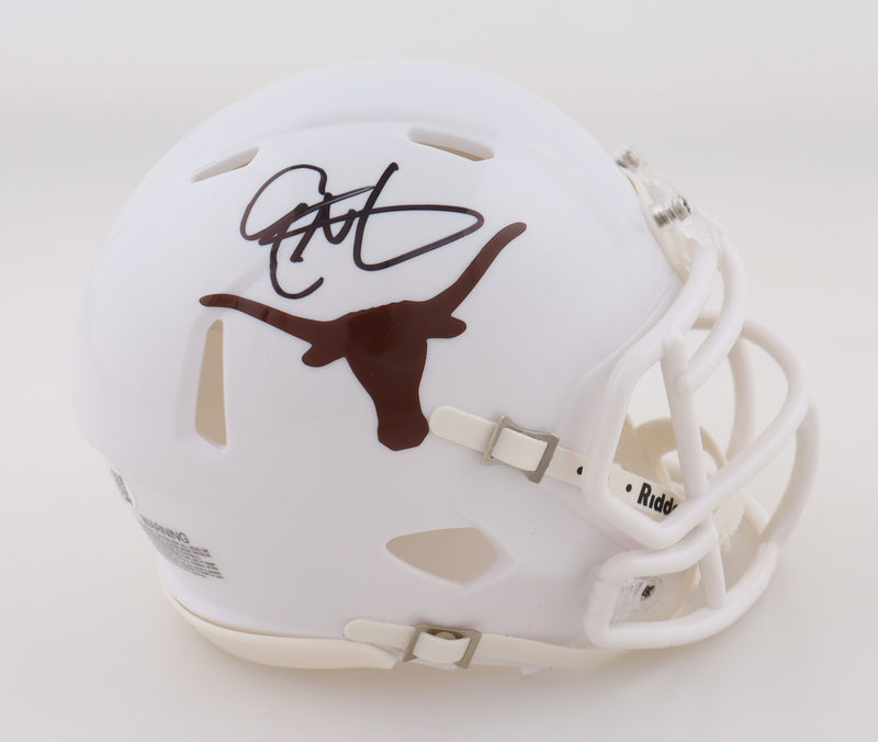 Eric Metcalf Autographed Texas Longhorns Mini Helmet