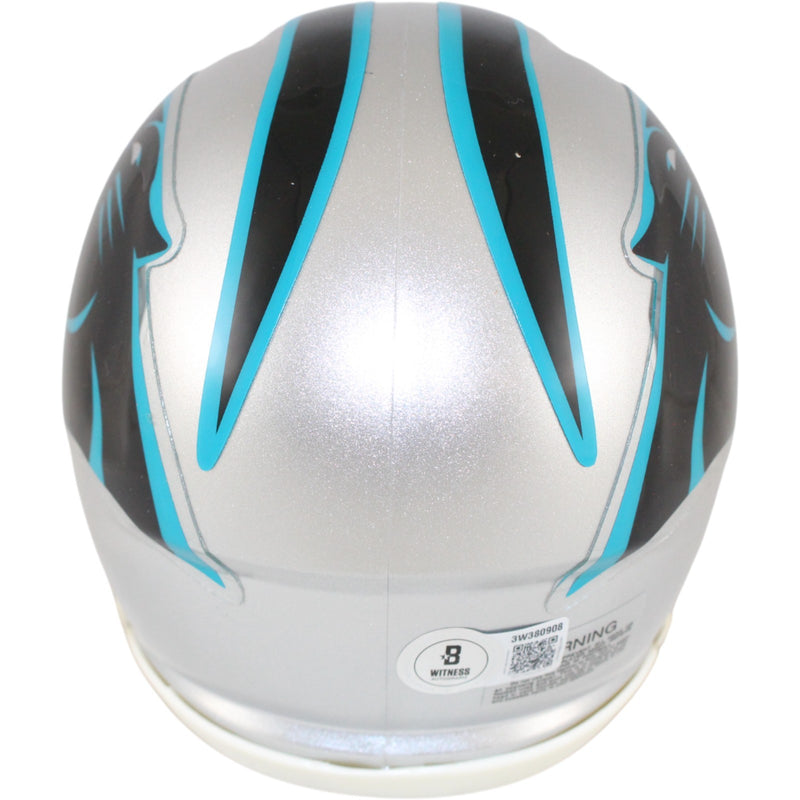 Julius Peppers Signed Carolina Panthers Mini Helmet with HOF Inscription