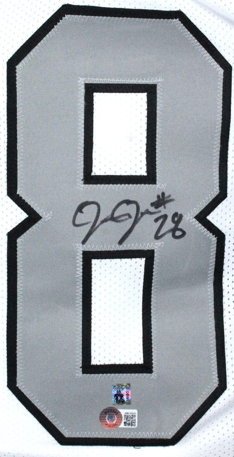 Josh Jacobs Signed Las Vegas Raiders White Color Rush Custom Jersey