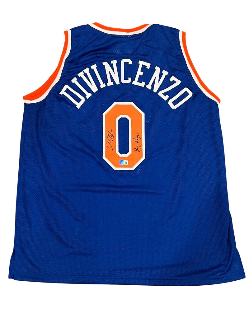 Donte DiVincenzo Signed New York Knicks Custom Jersey "Big Ragu"