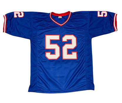Pepper Johnson Signed New York Giants Custom Jersey (2x SB Champ)