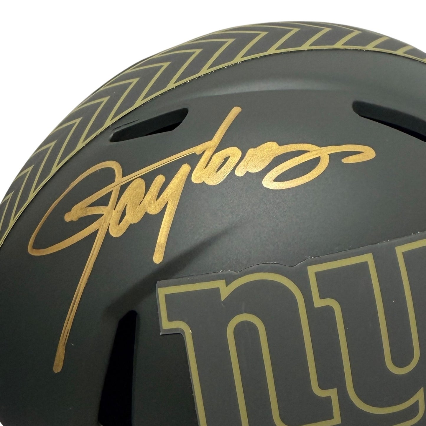 Lawrence Taylor Signed New York Giants Salute to Service Mini Helmet