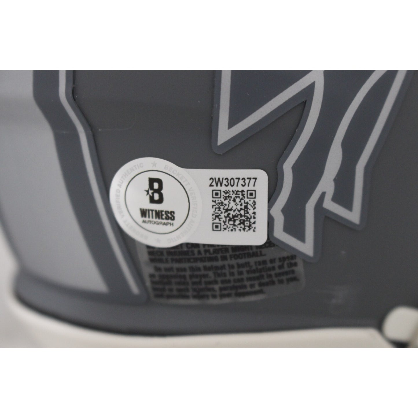 Von Miller Autographed Buffalo Bills Slate Mini Helmet (Beckett COA)