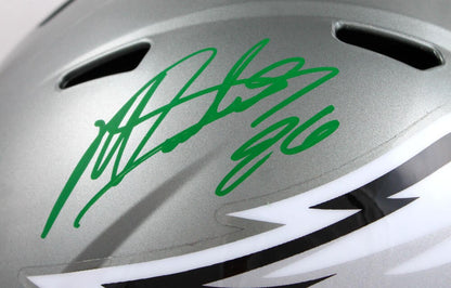 Miles Sanders Signed Philadelphia Eagles Full Size Flash Speed Helmet