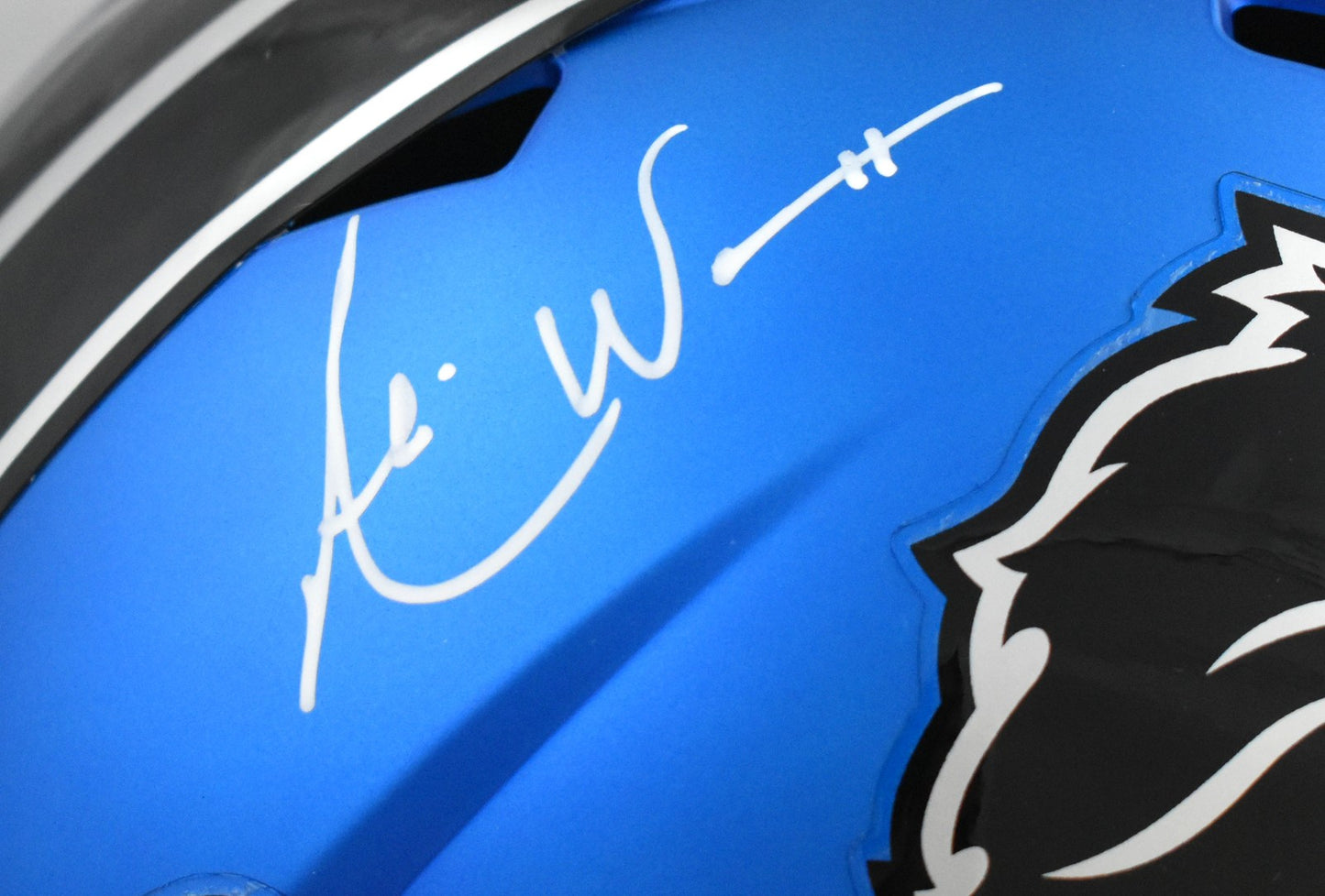 Andre Ware Signed Detroit Lions Full Size 2024 Alternate Speed Helmet