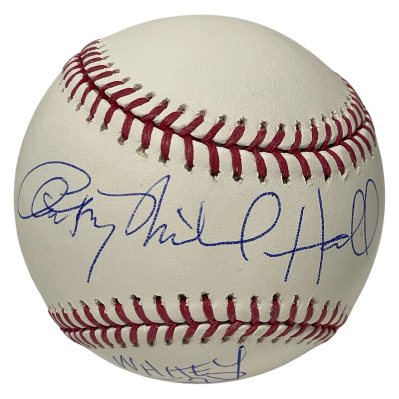 Anthony Michael Hall Signed Rawlings ROMLB Baseball (JSA COA)