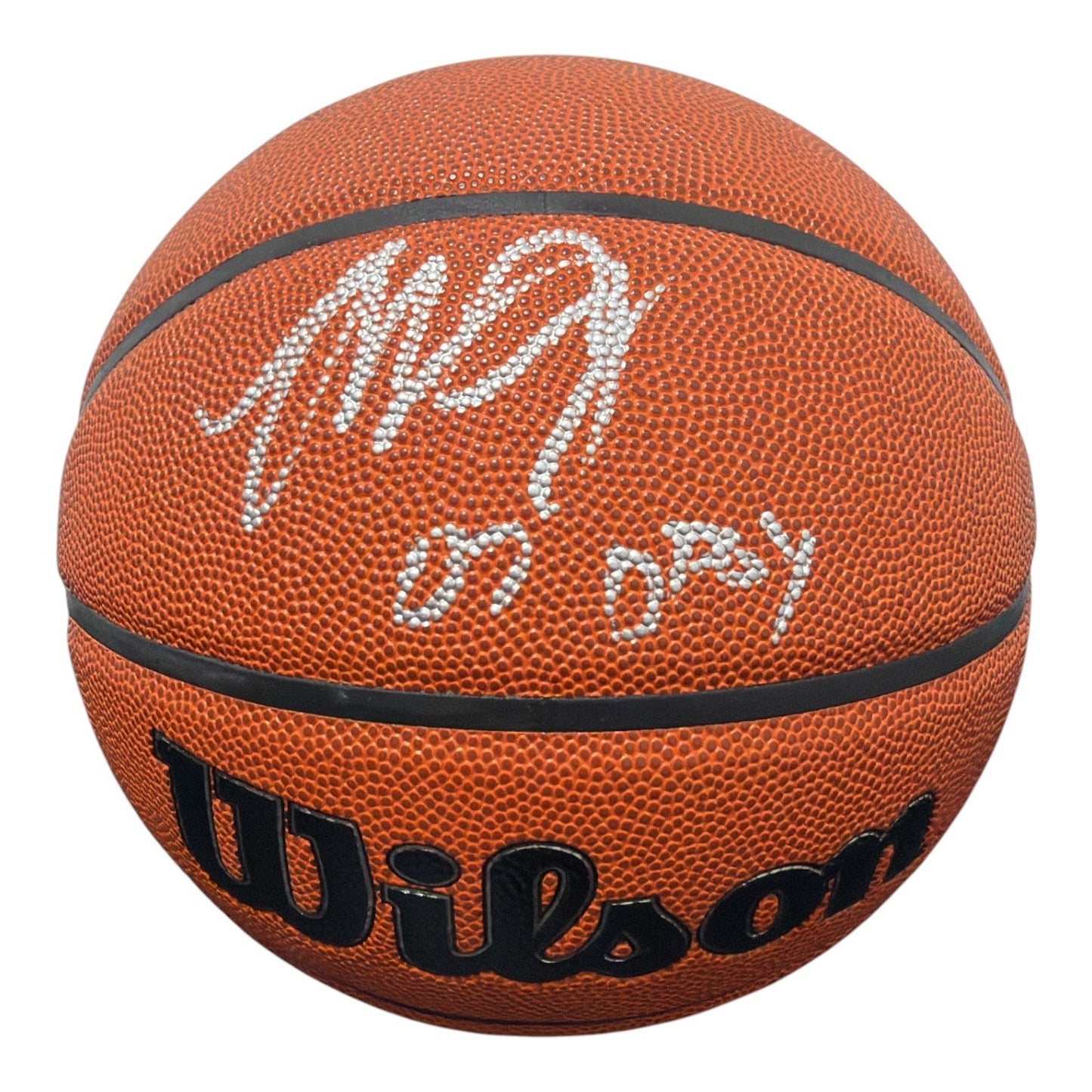 Marcus Camby Signed Wilson NBA Basketball - 07 DPOY Inscription - JSA