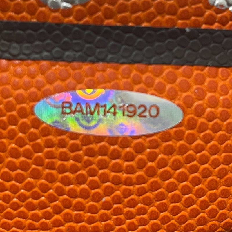 Emoni Bates Autographed Memphis Nike Elite Basketball (Upper Deck)
