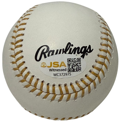 Yoenis Cespedes Signed New York Mets Gold Glove Baseball (JSA Witness)