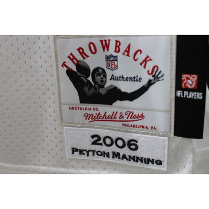 Peyton Manning Signed Indianapolis Colts Mitchell & Ness Authentic Jersey