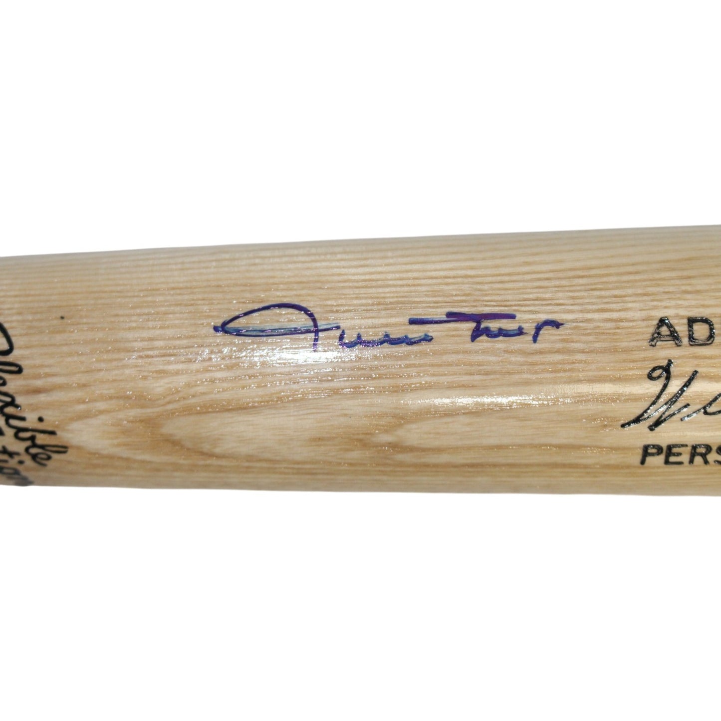 Willie Mays Autographed San Francisco Giants Blonde Adirondack Baseball Bat