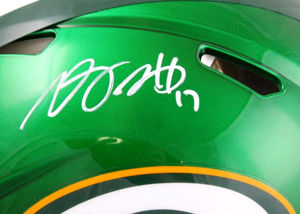 Davante Adams Signed Green Bay Packers Flash Speed Authentic Helmet