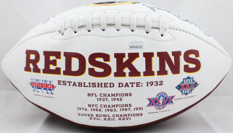 Mark Moseley Signed Washington Redskins Logo Football - 82 MVP