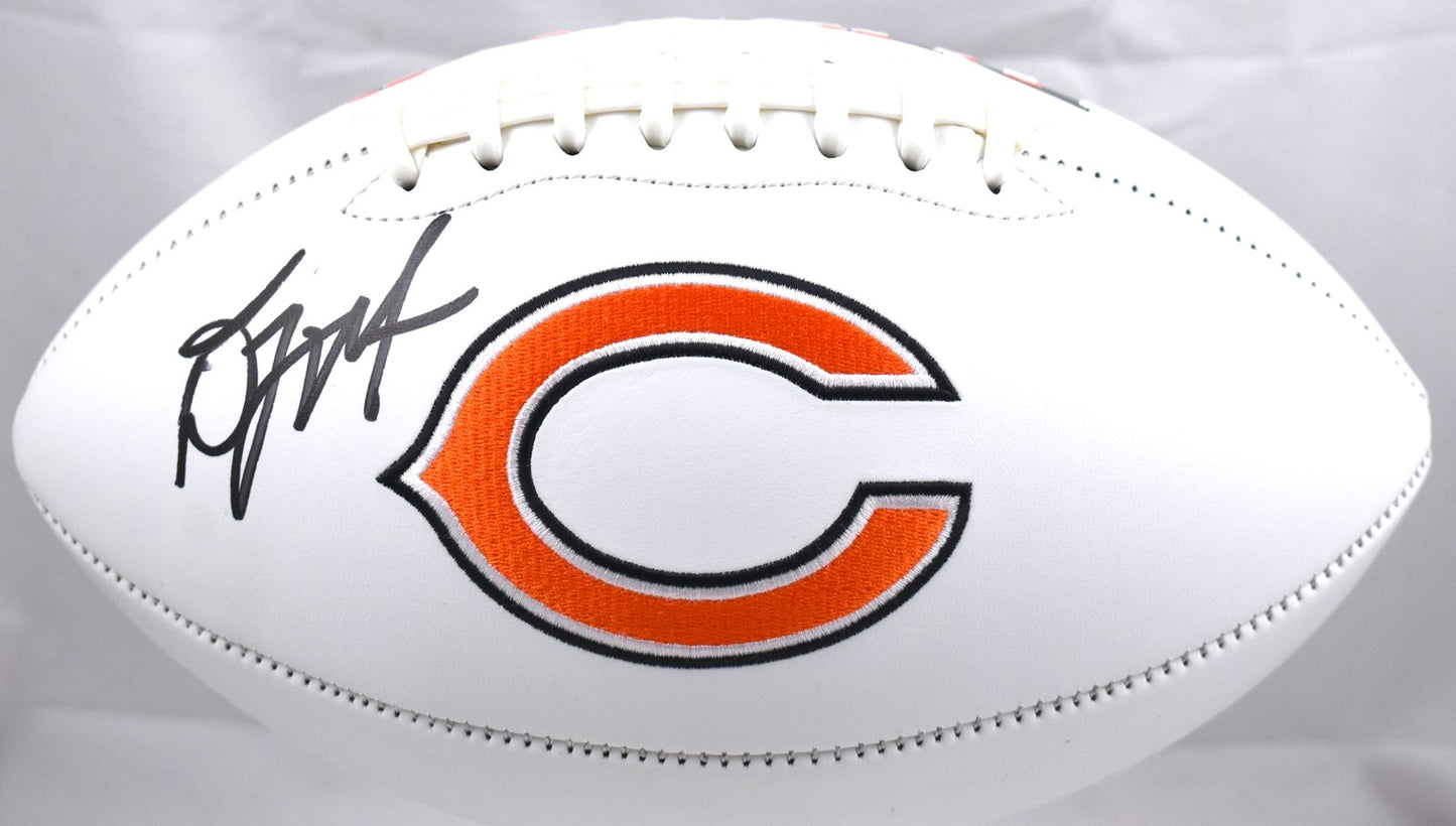 DJ Moore Autographed Chicago Bears Logo Football
