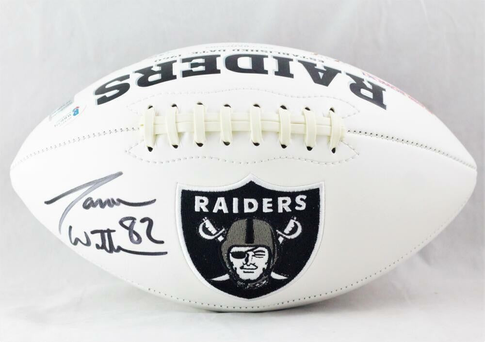 Jason Witten Autographed Las Vegas Raiders Logo Football