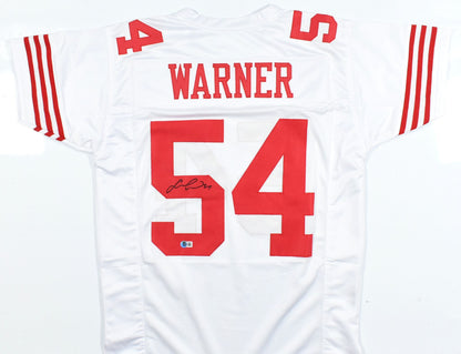 Fred Warner Signed San Francisco 49ers Custom Red Jersey