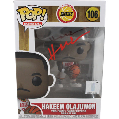 Hakeem Olajuwon Autographed Houston Rockets Funko Pop! #106