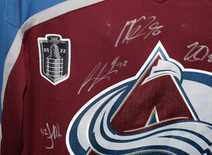 Colorado Avalanche Team Signed 2022 Stanley Cup Fanatics Jersey (20 Sigs)