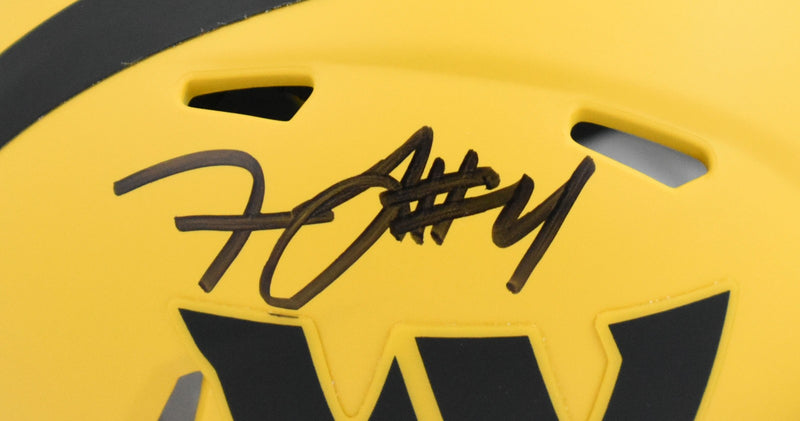 Frankie Luvu Autographed Washington Commanders Rave Speed Mini Helmet