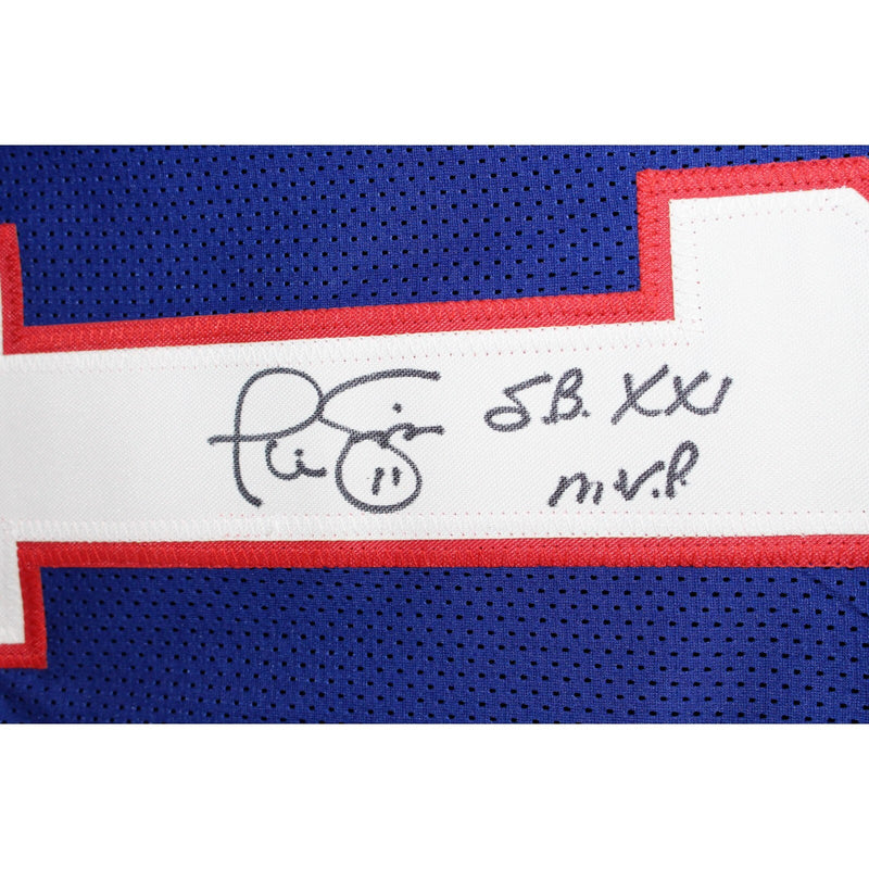 Phil Simms Signed New York Giants Pro Style Jersey SB XXI MVP Beckett