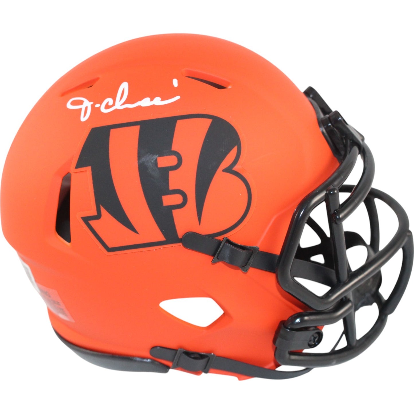 Ja'Marr Chase Cincinnati Bengals Autographed Rave Mini Helmet