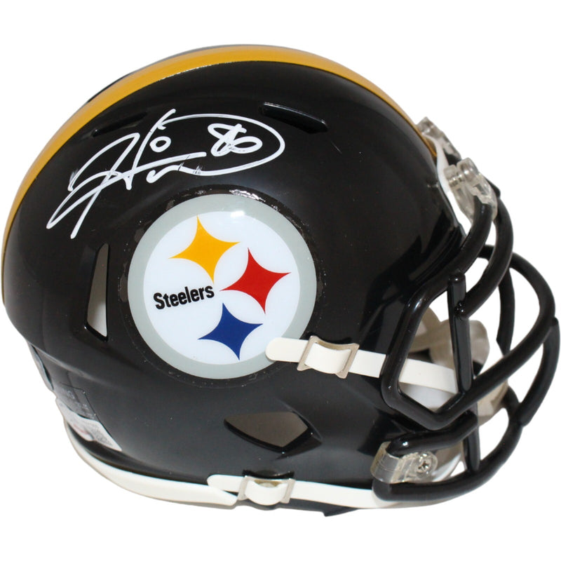 Hines Ward Signed Pittsburgh Steelers Riddell Speed Mini Helmet (Beckett)