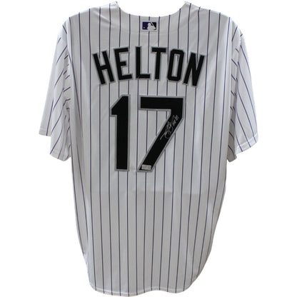 Todd Helton Autographed Colorado Rockies Nike Jersey HOF Inscription