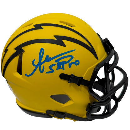 Anthony Miller Signed Los Angeles Chargers Rave Mini Helmet (JSA Witness)