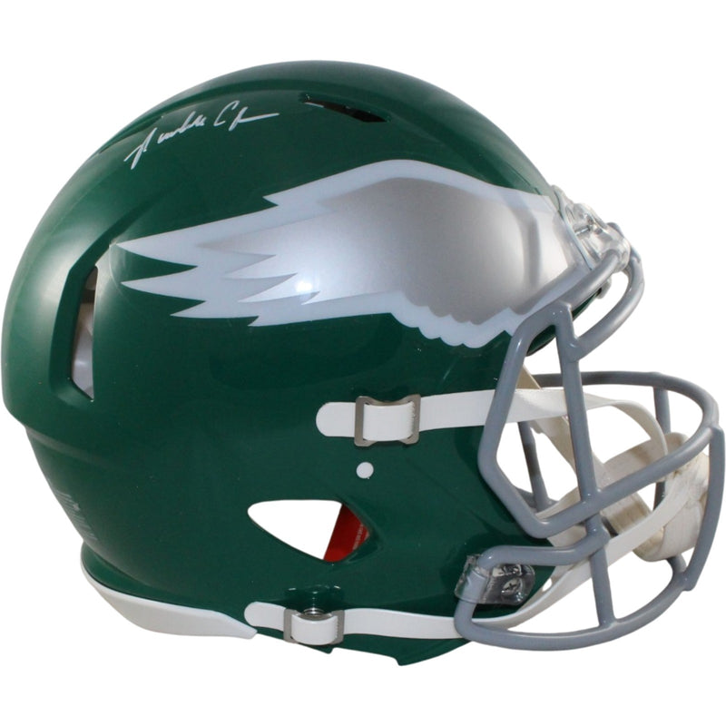 Randall Cunningham Philadelphia Eagles Signed Full Size Throwback Helmet
