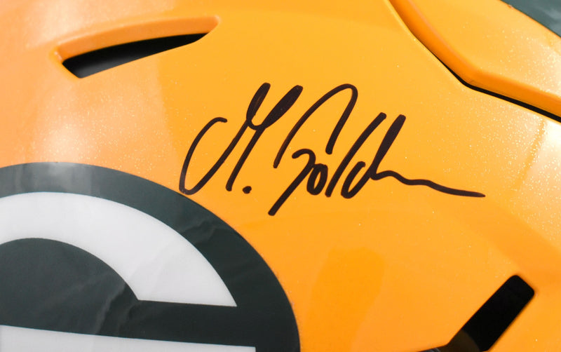 Matthew Golden Signed Green Bay Packers Full Size Speedflex Helmet