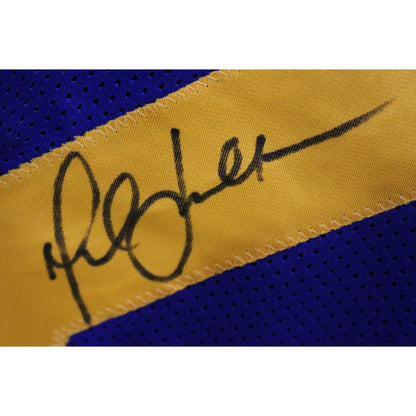 Marshall Faulk Autographed Pro Style Throwback Jersey